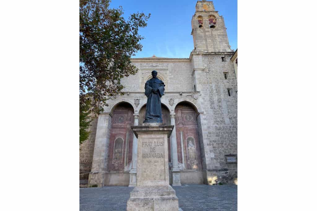 statue of saint outside church