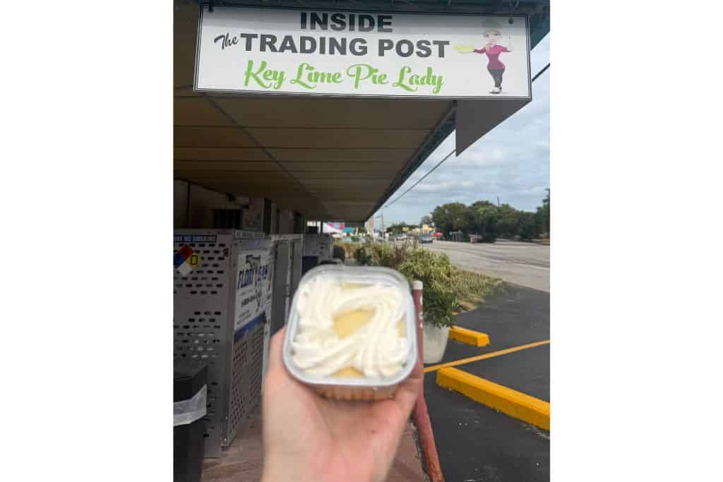 The key lime pie lady at the trading post