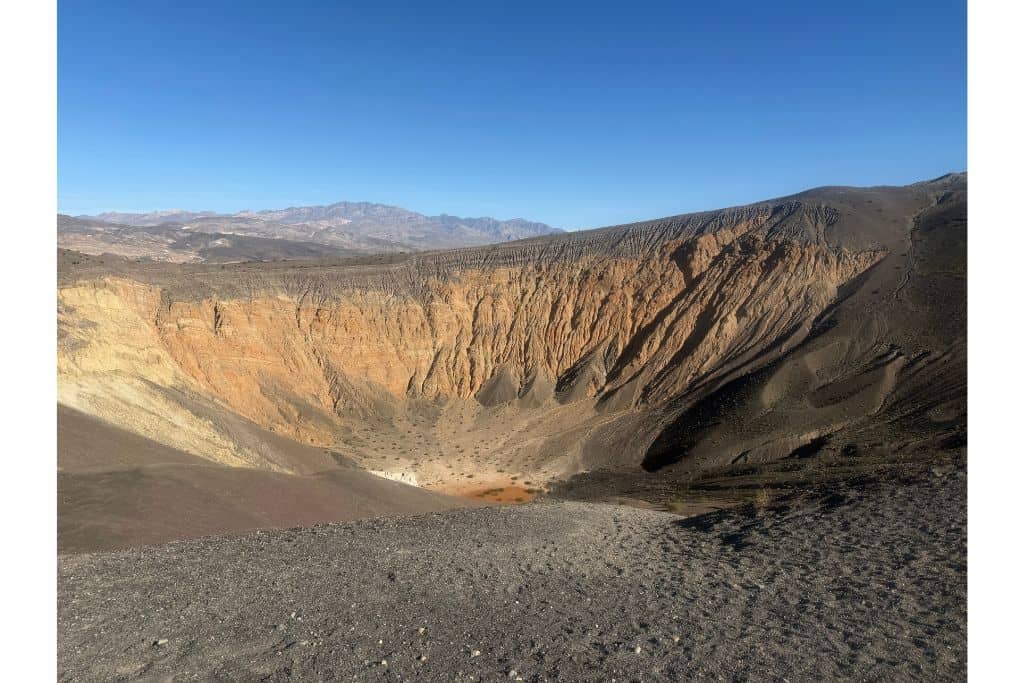 Volcanic crater, Death Valley 