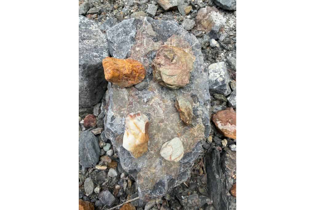 Various rocks in Marble Canyon, Death Valley
