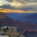 Sunset at Yavapai point, Grand Canyon