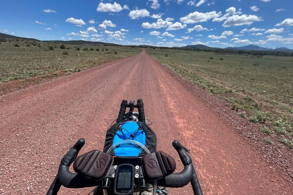 Aerobar harness view from bike